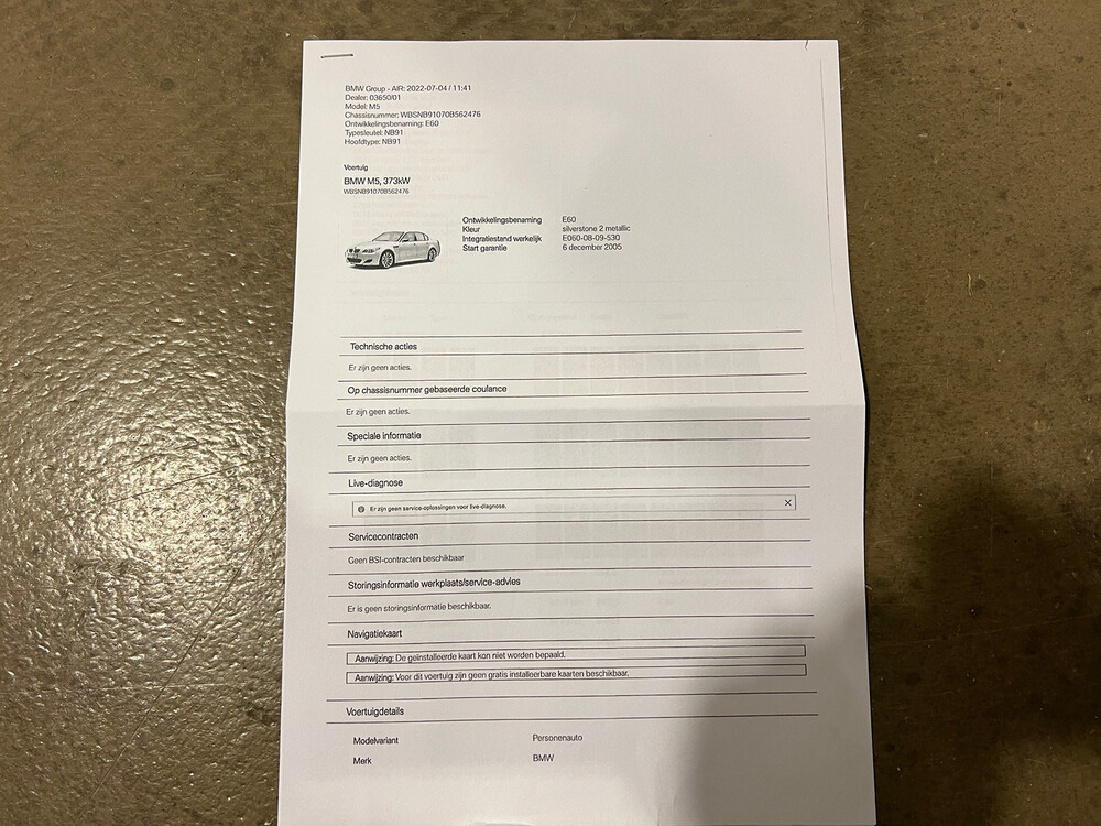 BMW M5 E60 5.0 V10 508PS 2005 5er, K-994-NK