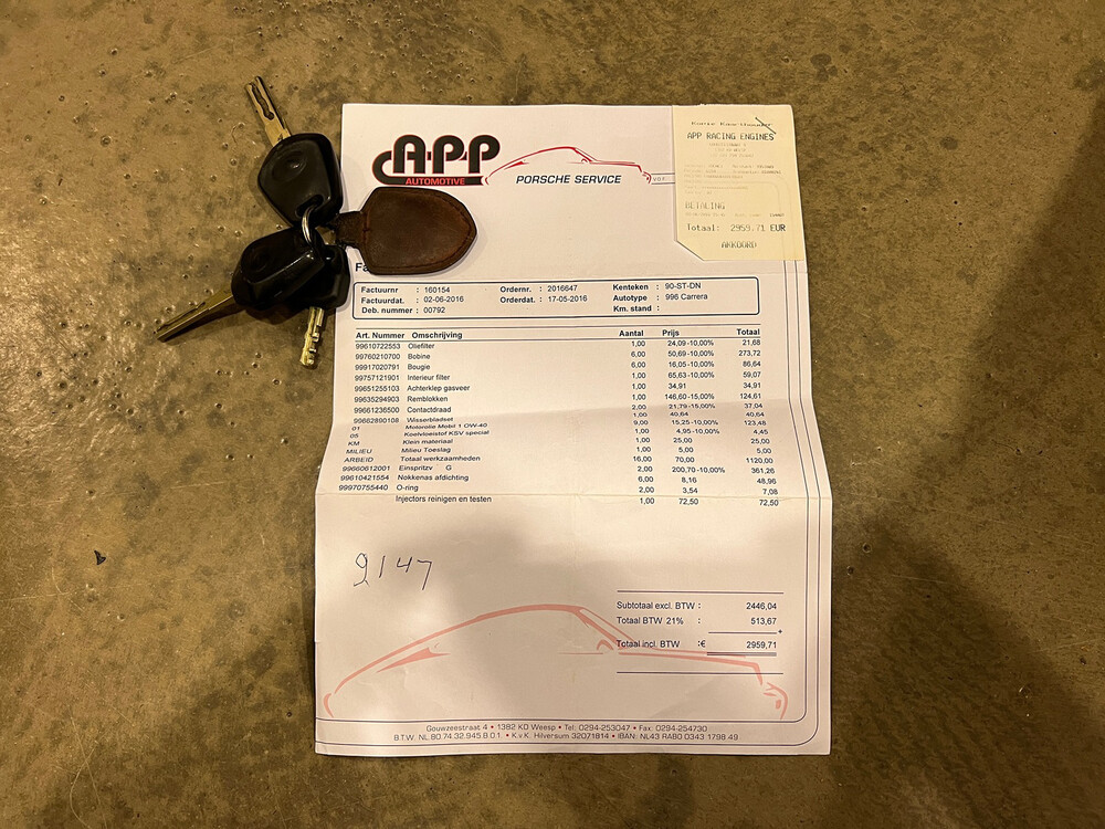 Porsche 911 996 3.4 Coupé Carrera 300PS 1999, 90-ST-DN.