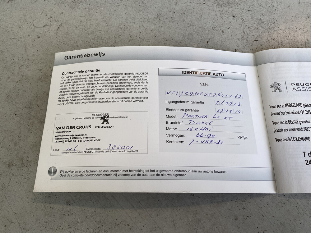 Peugeot Partner 120 1.6 eHDI L1 XT Profit+ 2012, 7-VXF-31