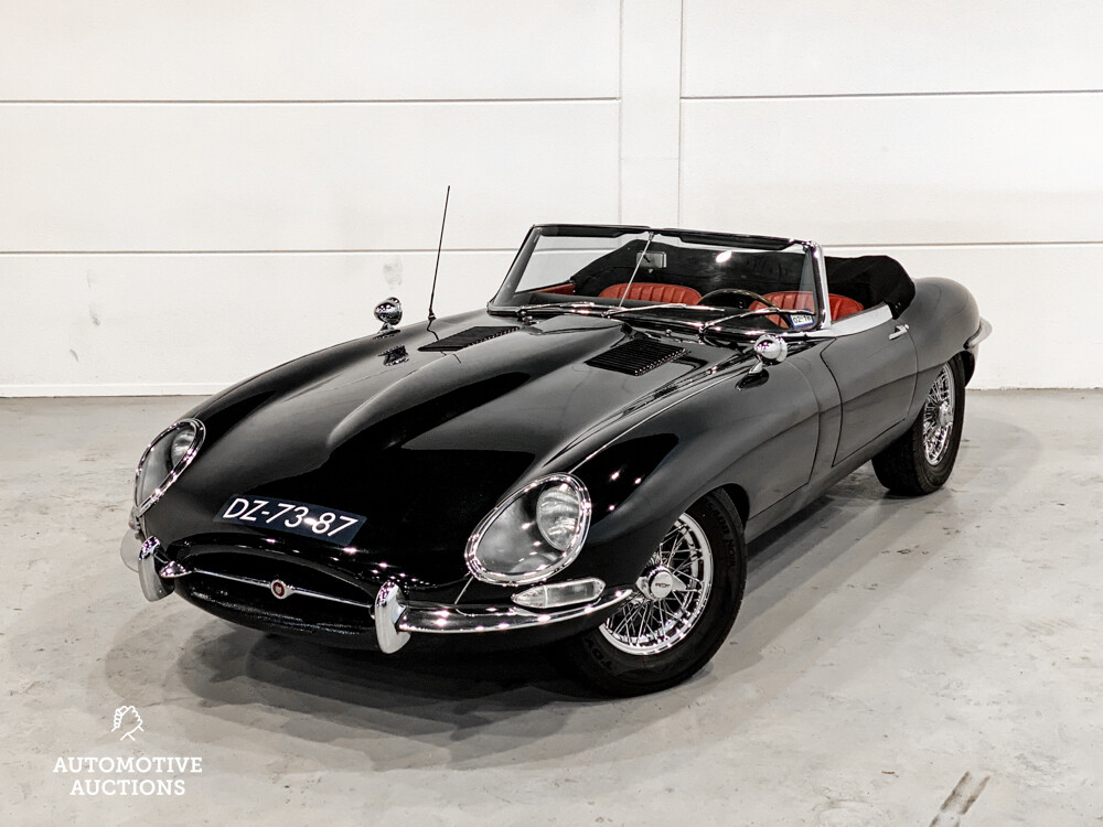 Jaguar E-Type Series 1 OTS 4.2 Zes-in-Lijn Cabriolet 1967, DZ-73-87