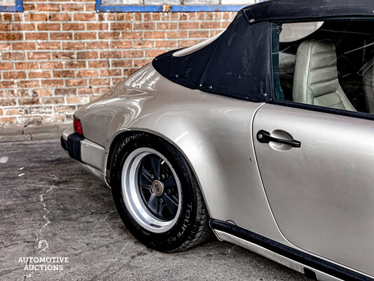 Porsche 911 SC3.0 Cabriolet 204 PS 1983.