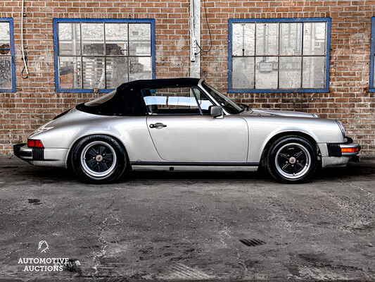 Porsche 911 SC3.0 Cabriolet 204 PS 1983.