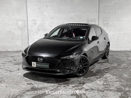 Mazda 3 2.0 e-SkyActiv-X M Hybrid 186 Luxury 186pk 2021 (Origineel-NL + 1e eigenaar), L-082-DS