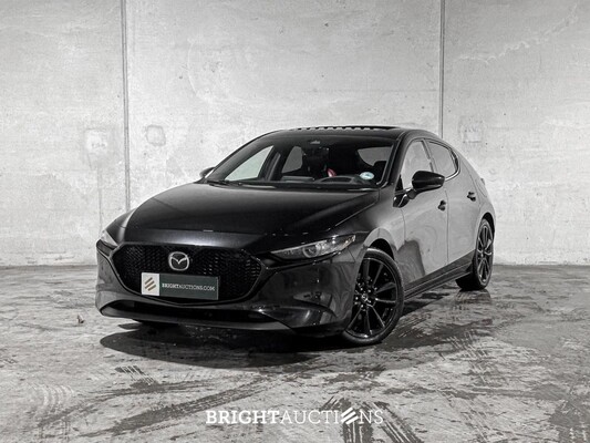 Mazda 3 2.0 e-SkyActiv-X M Hybrid 186 Luxury 186pk 2021 (Origineel-NL + 1e eigenaar), L-082-DS