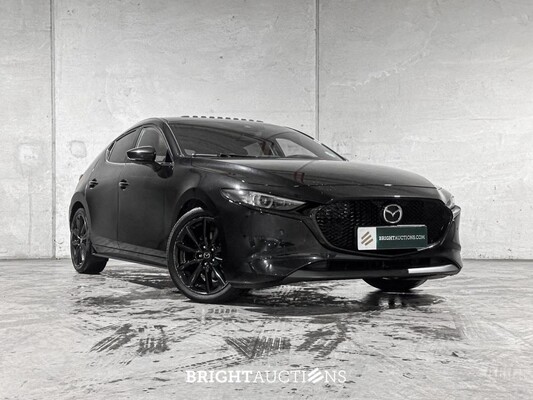 Mazda 3 2.0 e-SkyActiv-X M Hybrid 186 Luxury 186pk 2021 (Origineel-NL + 1e eigenaar), L-082-DS