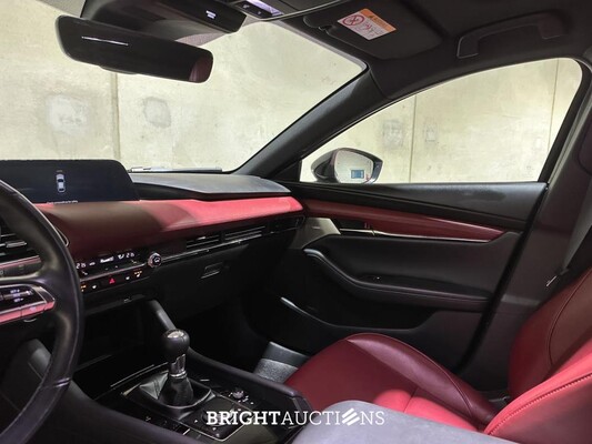 Mazda 3 2.0 e-SkyActiv-X M Hybrid 186 Luxury 186pk 2021 (Origineel-NL + 1e eigenaar), L-082-DS