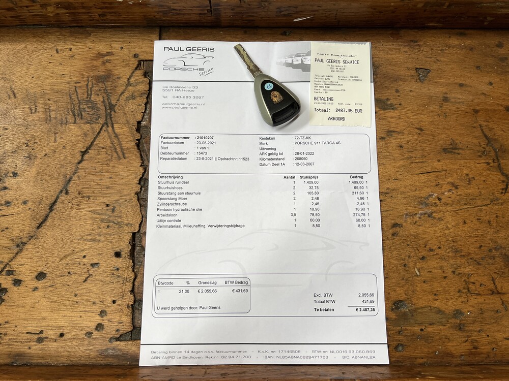 Porsche 911 Targa 4S 3.8 SportChrono 355pk 2007 -Org. NL-, 72-TZ-KK -Youngtimer-