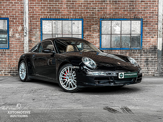 Porsche 911 Targa 4S 3.8 SportChrono 355pk 2007 -Org. NL-, 72-TZ-KK -Youngtimer-