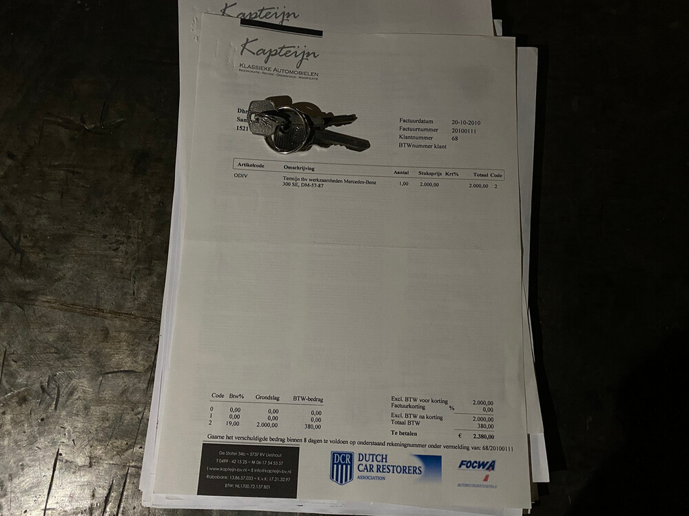 Mercedes-Benz 300SE 200pk S-Klasse 1964, DM-57-87