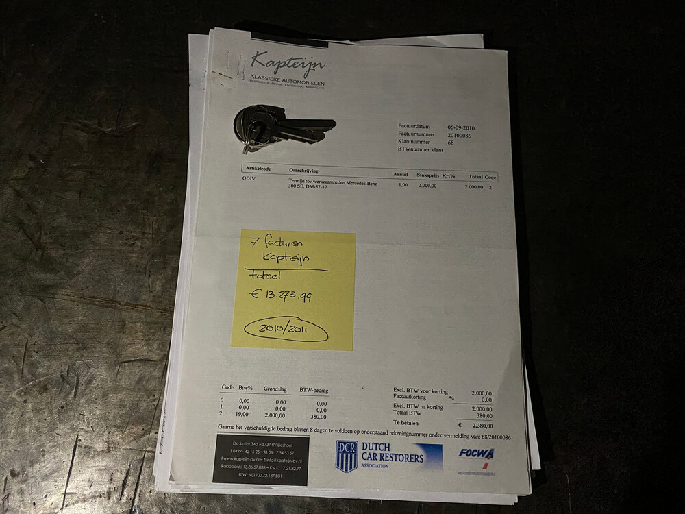 Mercedes-Benz 300SE 200pk S-Klasse 1964, DM-57-87