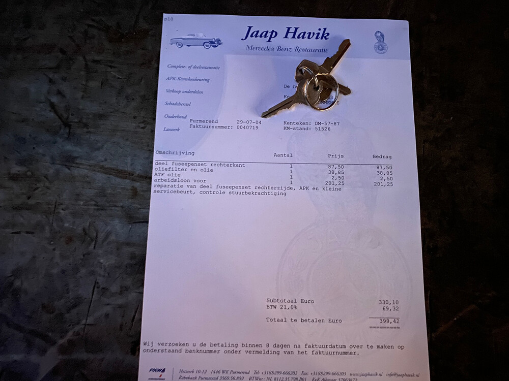 Mercedes-Benz 300SE 200pk S-Klasse 1964, DM-57-87