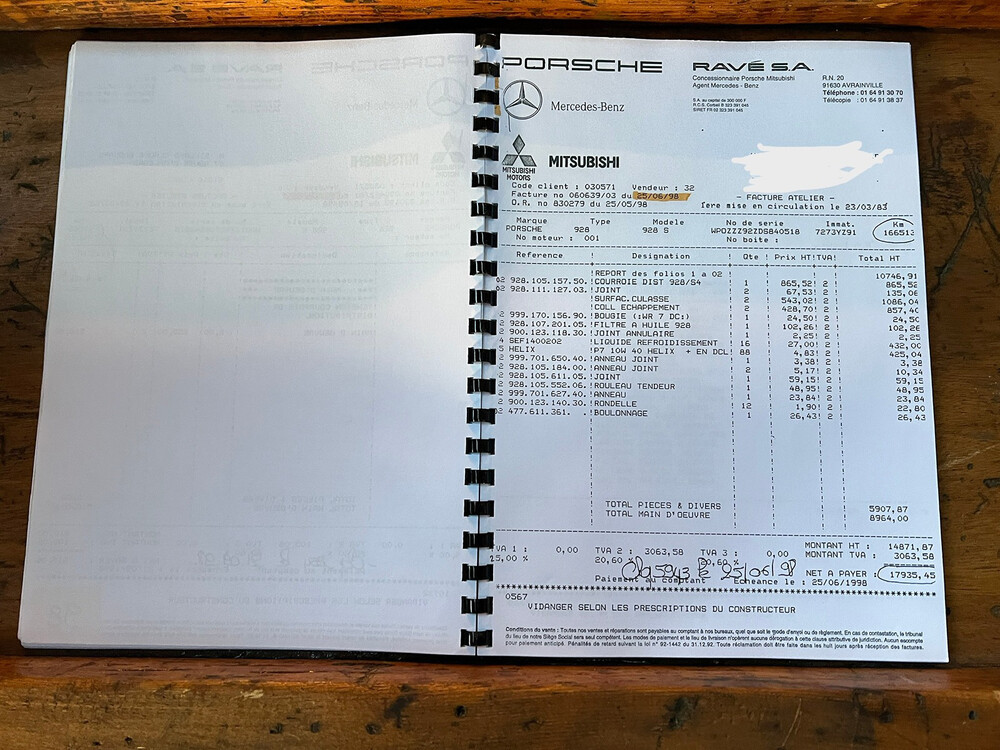 Porsche 928 S 300pk 1983