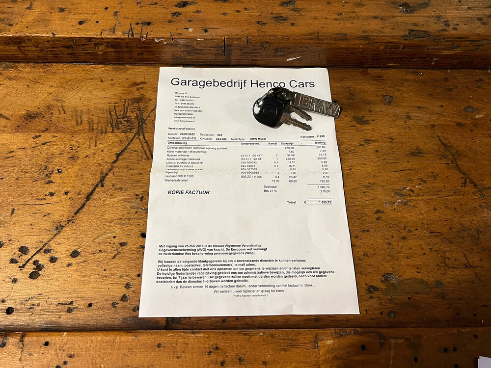 BMW M535i E28 218PS 1986 5er, RP-81-TG