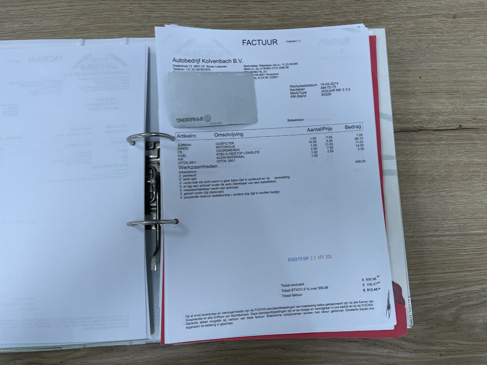 Jaguar Mark V DHC 170 PS 1951, AM-72-75.