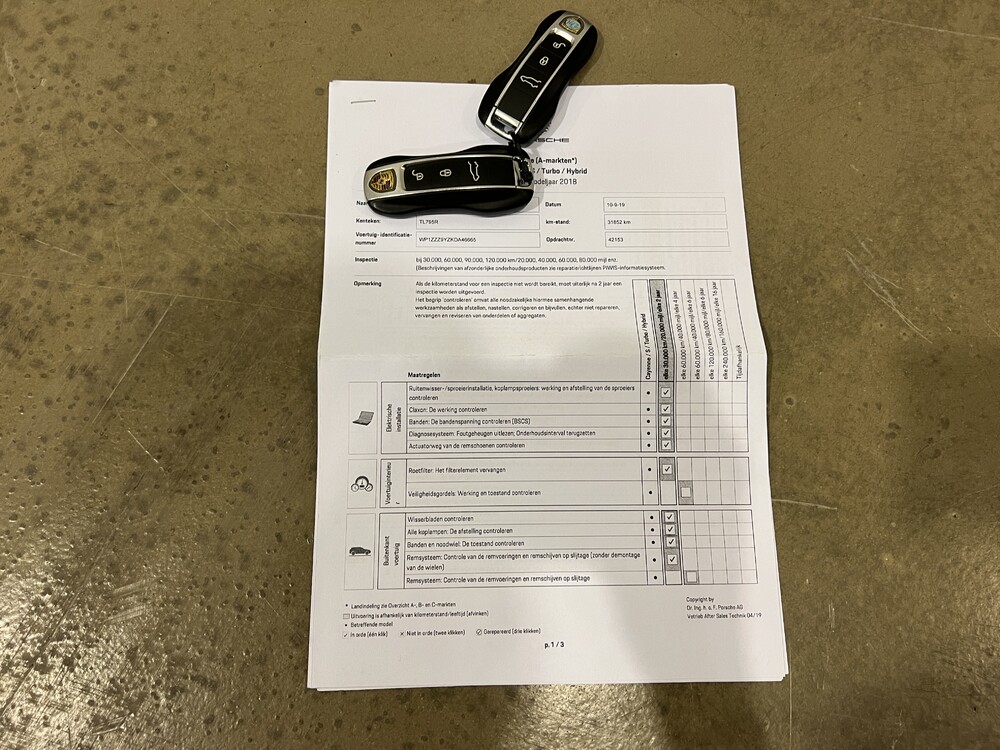 Porsche Cayenne E-Hybrid 3.0 V6 -NW MODELL- 462PS 2018 SportChrono -Org. NL-, TL-795-R.