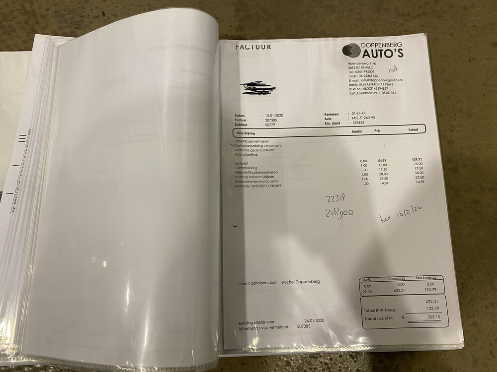 MG ZT 260 Ford Mustang 4.6 V8 Manual 260pk 2004, 31-ZF-XF