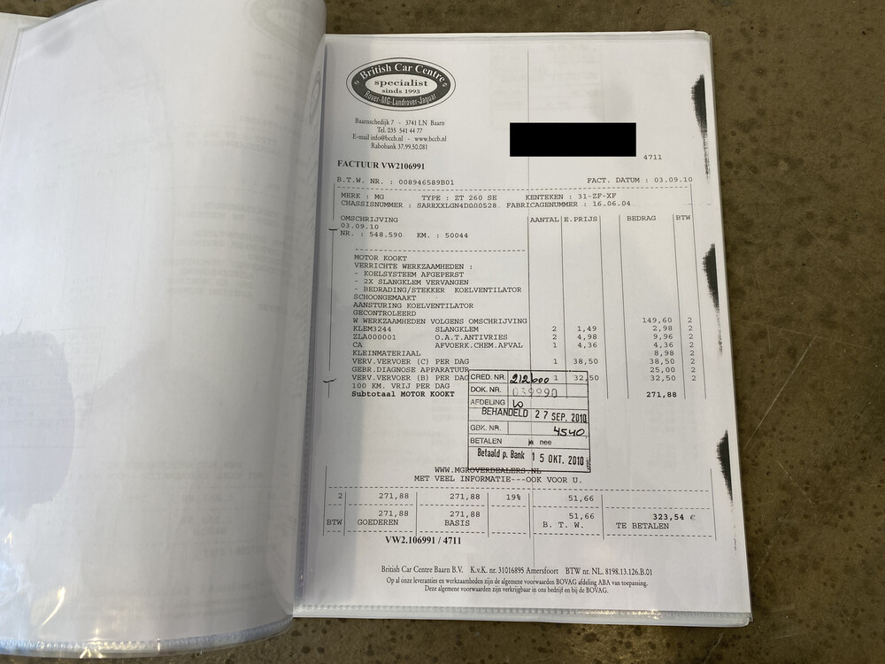 MG ZT 260 Ford Mustang 4.6 V8 Manual 260pk 2004, 31-ZF-XF