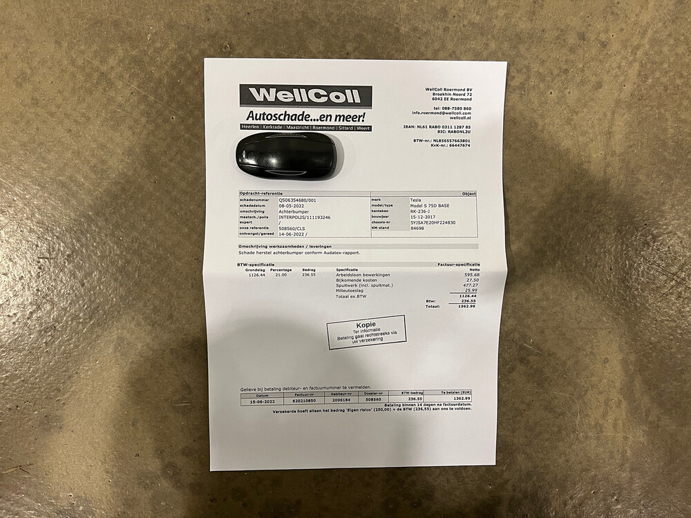 Tesla Model S 75D 476pk 2017 -Orig. NL-, RK-236-J