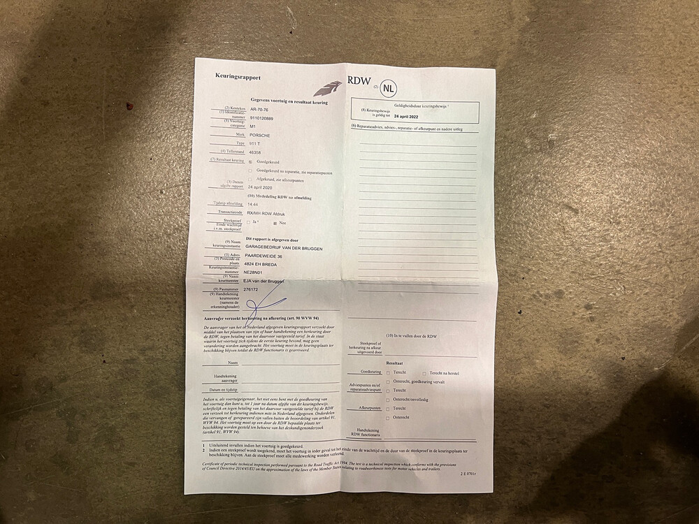 Porsche 911T 2.2 141PS 1970, AR-70-76