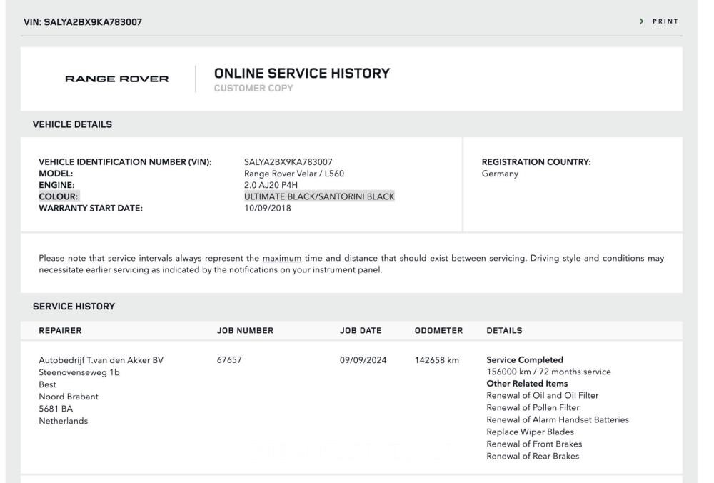 Land Rover Range Rover Velar 2.0 P300 Turbo AWD R-Dynamic HSE 300pk 2018, XK-873-D