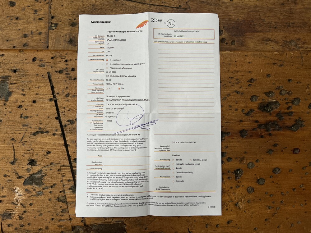 Jaguar XKR 4.0 V8 Cabriolet 294 PS 2000, 41-JXB-2.