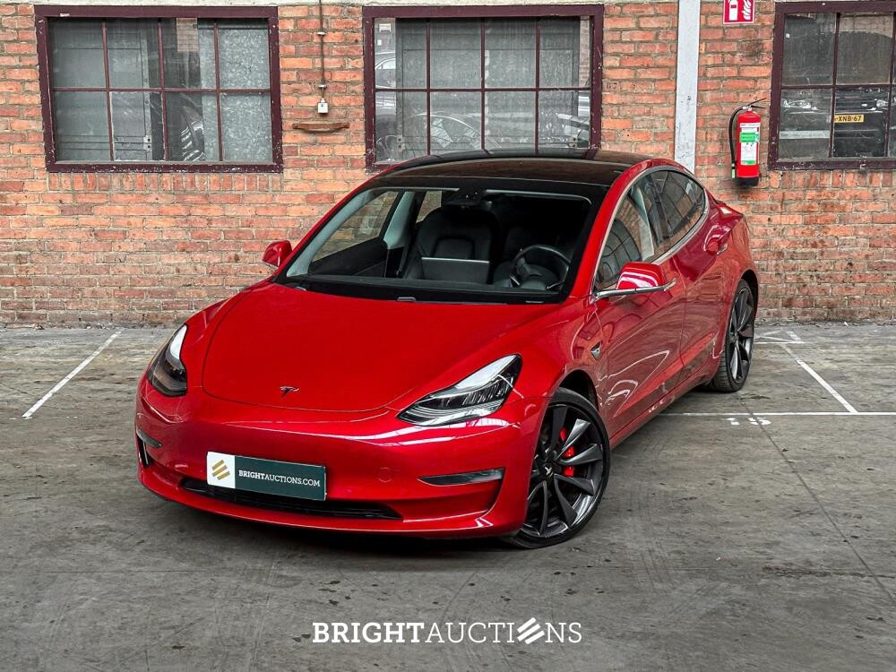 Tesla Model 3 Performance AWD 75 kWh 462pk 2019 (Origineel-NL + 1e Eigenaar), G-786-XK