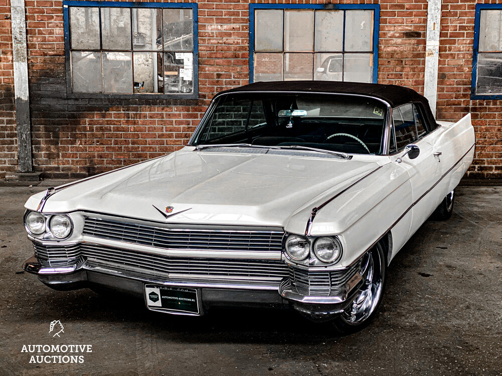 Cadillac De Ville Cabriolet 313pk 1964, DH-41-77