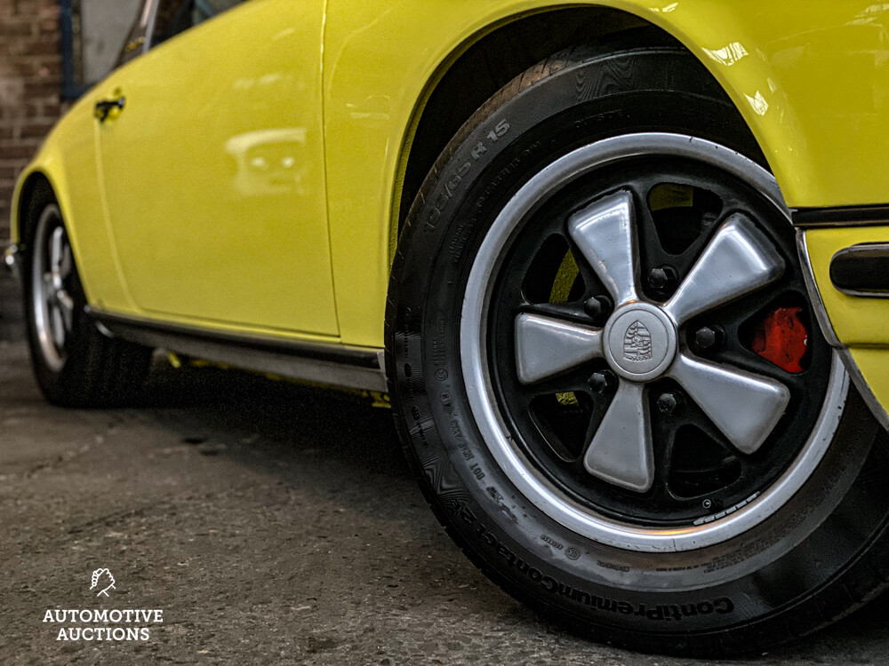 Porsche 911T 2.4 Targa 1973 911.261 Hellgelb, GP-FJ-93.