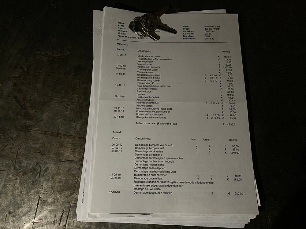 Mercedes-Benz 300SE 200PS S-Klasse 1964, DM-57-87