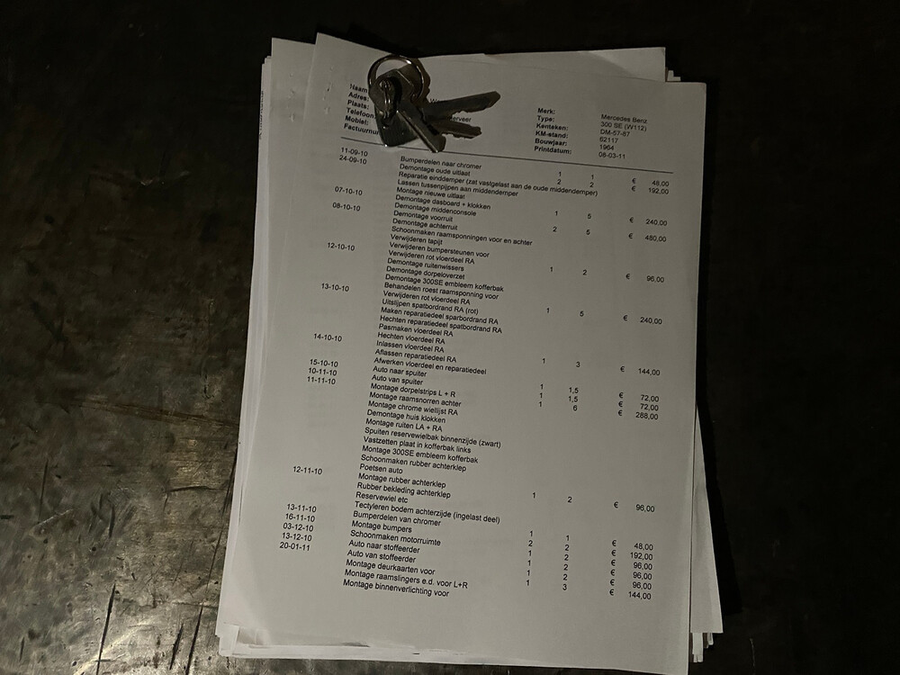 Mercedes-Benz 300SE 200PS S-Klasse 1964, DM-57-87