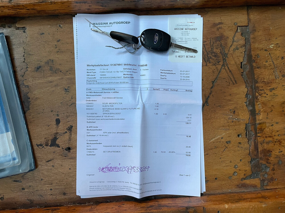 Ford Focus Wagon 1.6-16V Futura 2006, 77-TK-LN