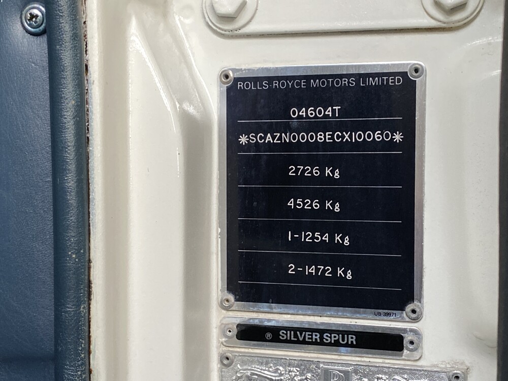 Rolls-Royce Silver Spur 6.8 V8 1984