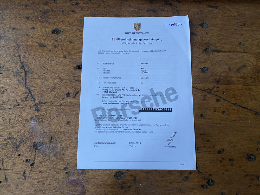 Porsche Macan S 3.0 V6 354PS 2019, N-204-DD