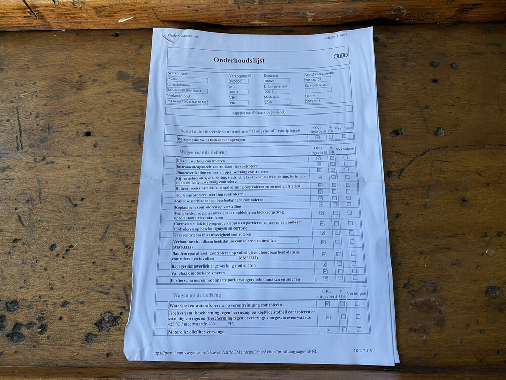 Audi A4 Avant 2.0 TDI Sport Edition 150PS 2015 -Orig. NL-, GS-025-T