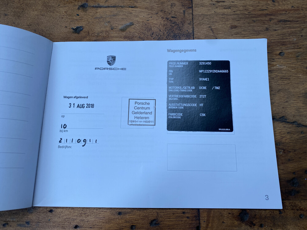 FOTOS! DMN Porsche Cayenne 3.0 E-Hybrid 462PS 2018 SportChrono -Org. NL-, TL-795-R