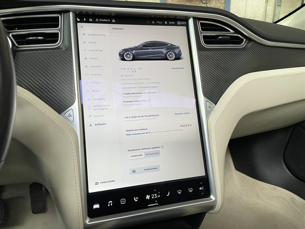 Tesla Model S 75D 476hp 2017 -Ursprünglich. NL-, RK-236-J