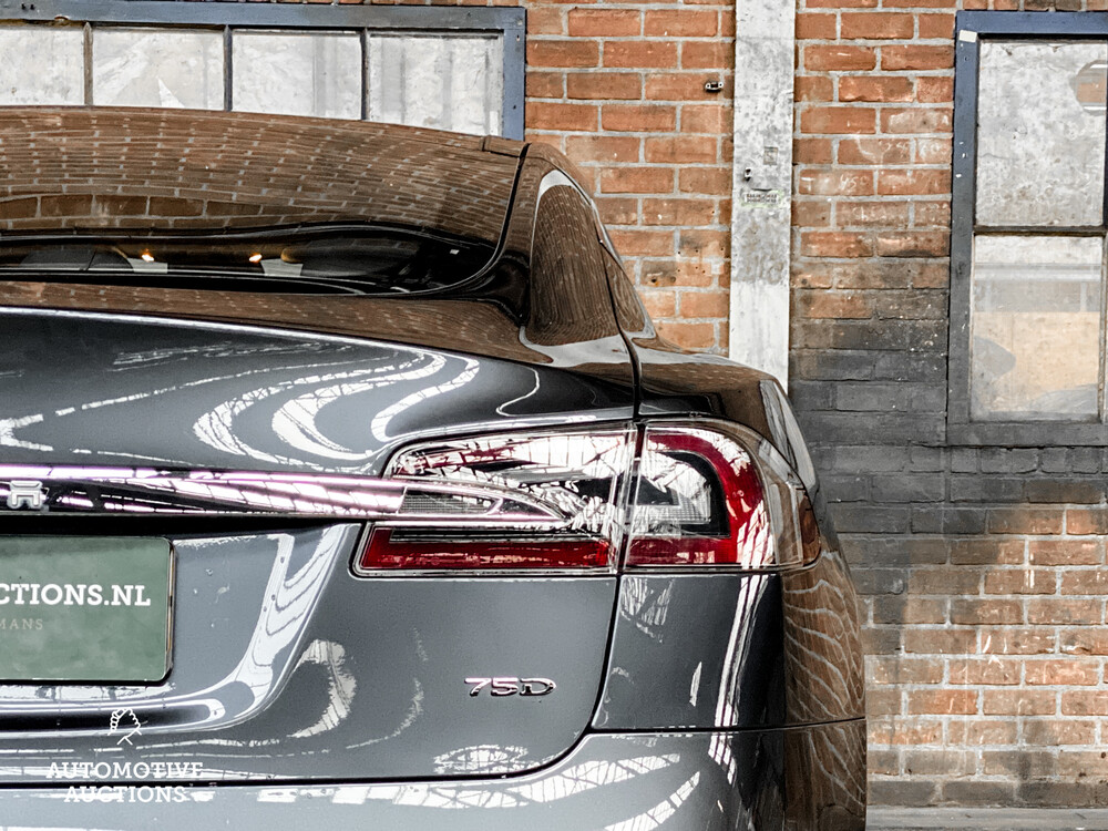 Tesla Model S 75D 476hp 2017 -Ursprünglich. NL-, RK-236-J