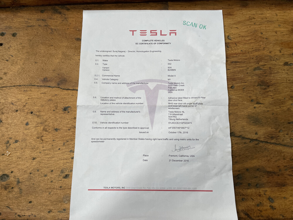 Tesla Model X 90P 463PS 2016 -Free Supercharging-