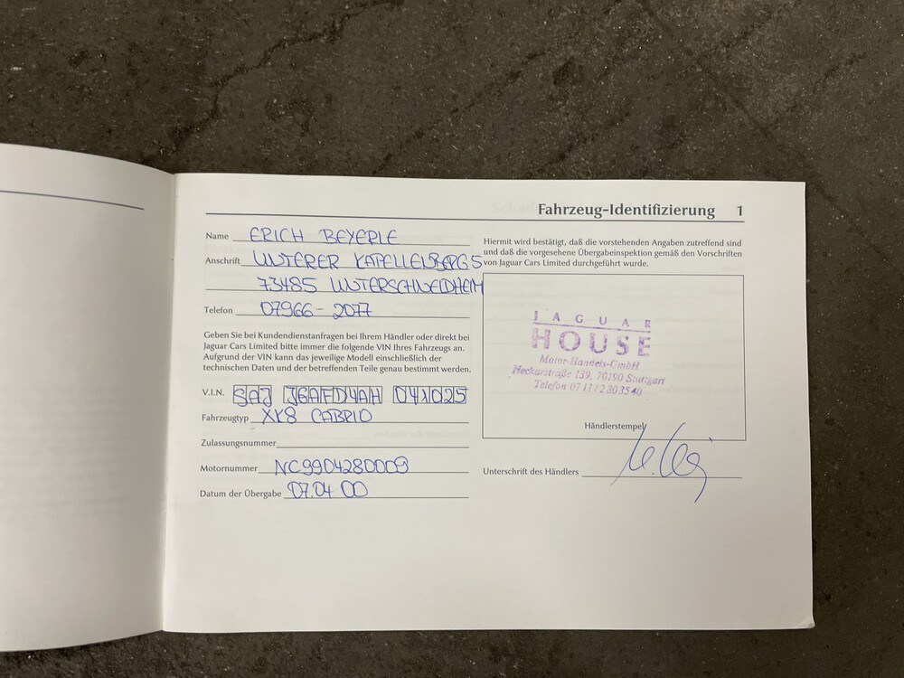 Jaguar XK8 4.0 V8 Convertible 286pk 2000, 07-XJ-GG