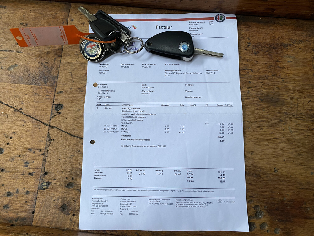 Alfa Romeo 147 T.Spark Progression 105pk 2008, 60-GKB-6