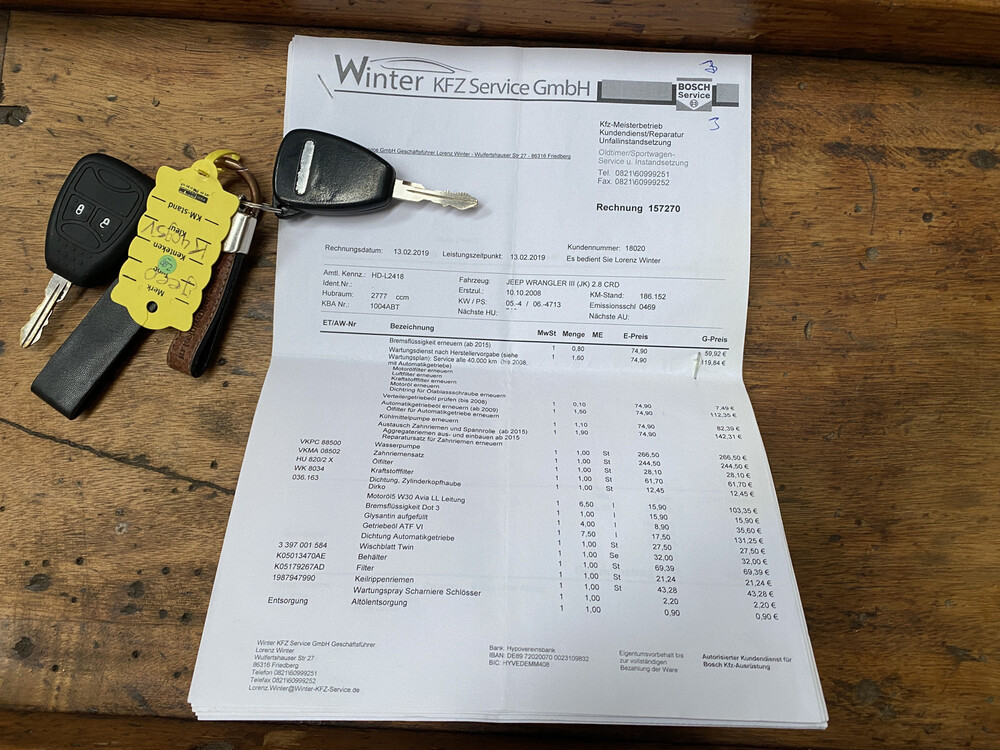 Jeep Wrangler 2.8 CRD Sahara 177PS 2008, K-409-SV