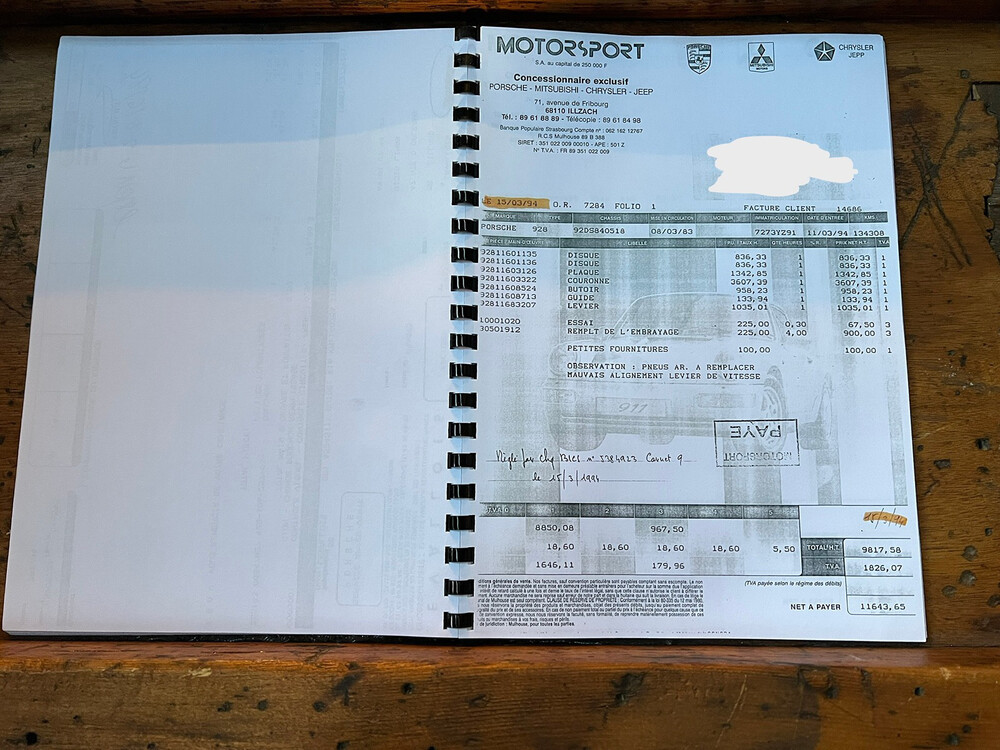 Porsche 928 S 300PS Baujahr 1983