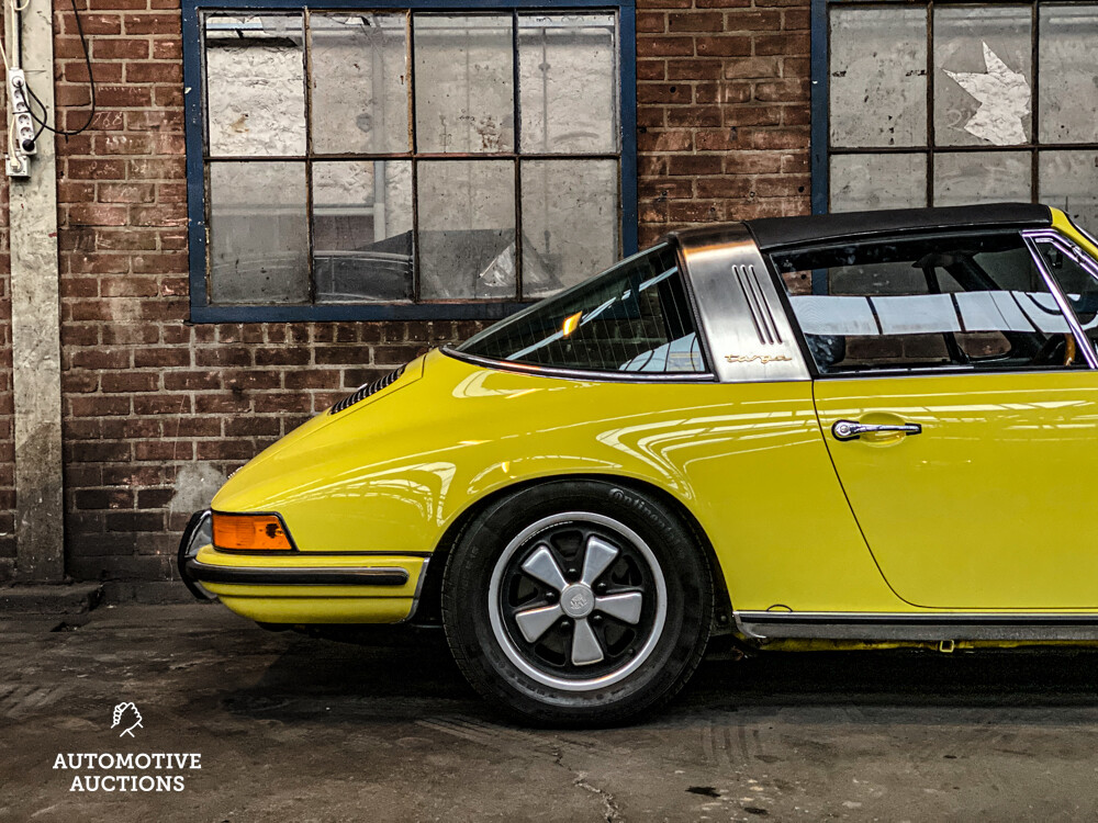 Porsche 911T 2.4 Targa 1973 911.261 Hellgelb, GP-FJ-93.