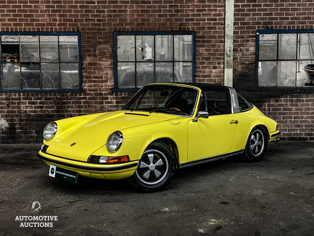 Porsche 911T 2.4 Targa 1973 911.261 Hellgelb, GP-FJ-93.