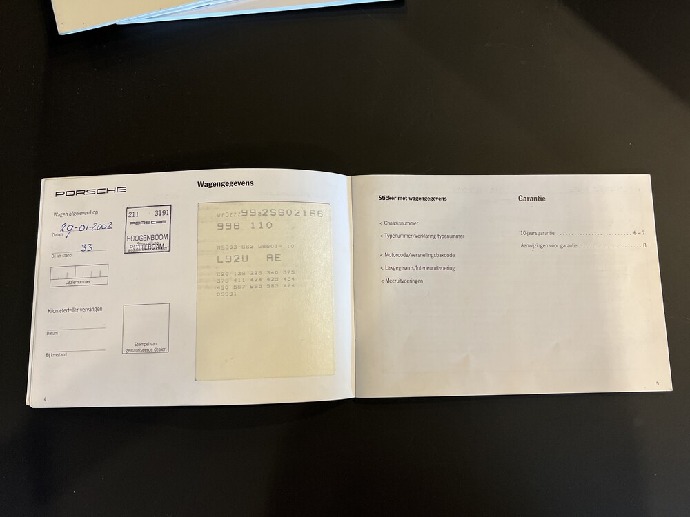 Porsche 911 3.6 Carrera 996 Coupé MK2 320pk 2002 GT3 -MANUAL- ORG-NL, 67-JB-GK