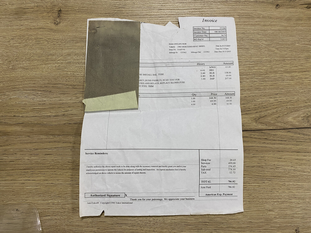 Mercedes-Benz 500SL W107-046 SL-Klasse 231PS 1983, G-754-BJ