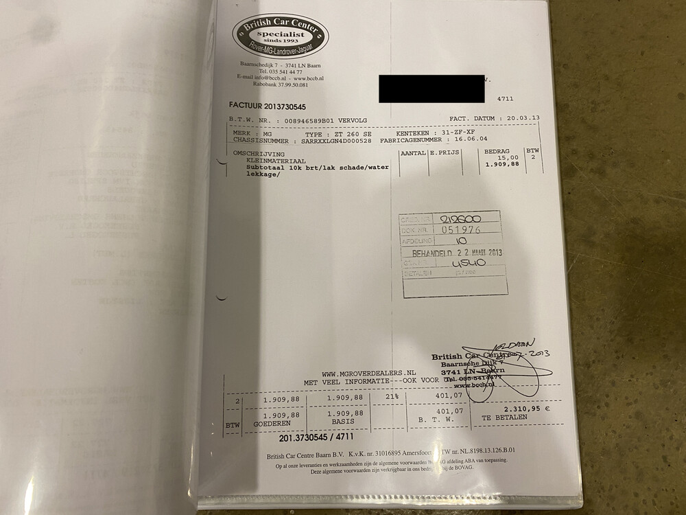 MG ZT 260 Ford Mustang 4.6 V8 Schaltgetriebe 260bhp 2004, 31-ZF-XF