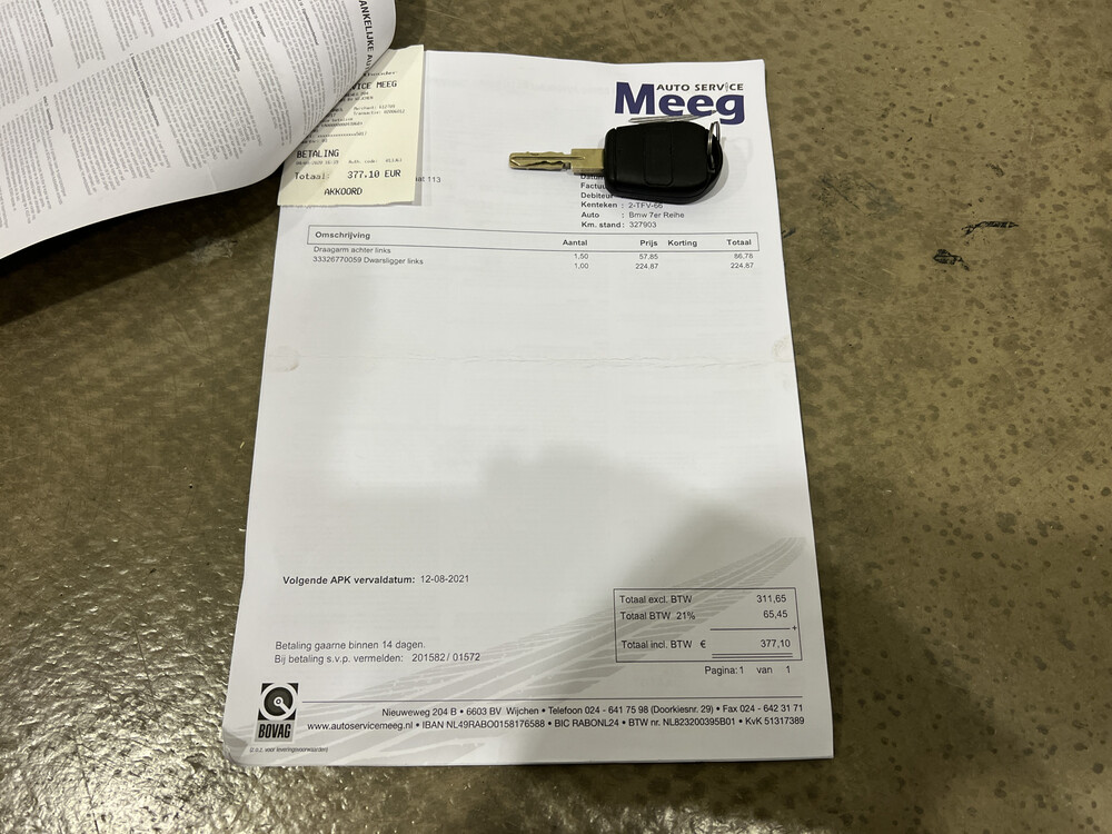 BMW 725 TDS 2.5 7er E38 143PS 1996, 2-TFV-66