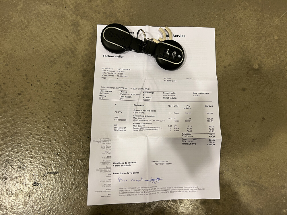 Mini 1.5 One 102hp 2021 -GARANTIE-, N-423-RF