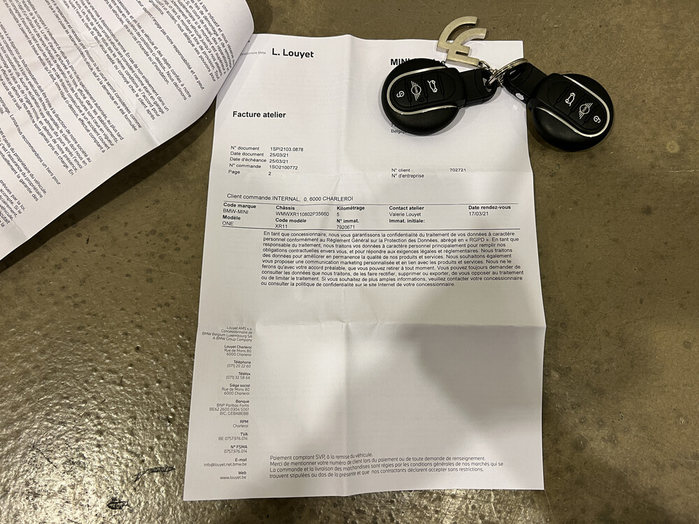 Mini 1.5 One 102hp 2021 -GARANTIE-, N-423-RF